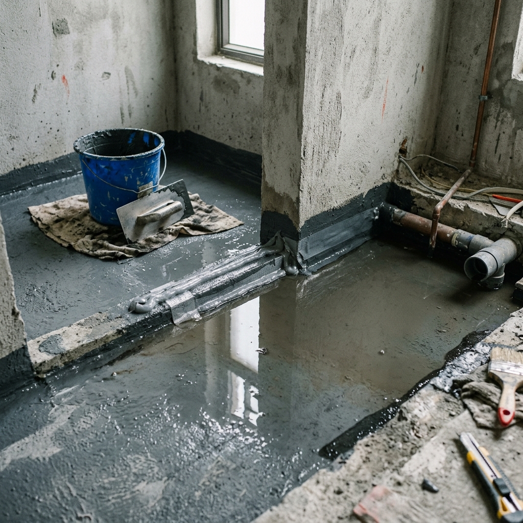 香港住宅防水工程文章封面圖，水滴圖示
